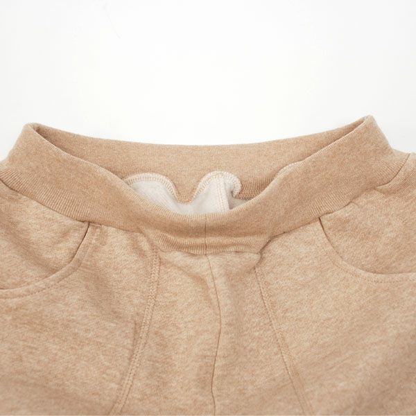 オーガニックコットン キッズ 裏起毛あったかパンツ