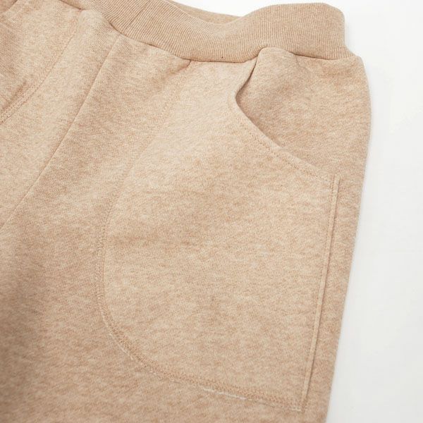 オーガニックコットン キッズ 裏起毛あったかパンツ