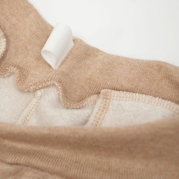 オーガニックコットン キッズ 裏起毛あったかパンツ