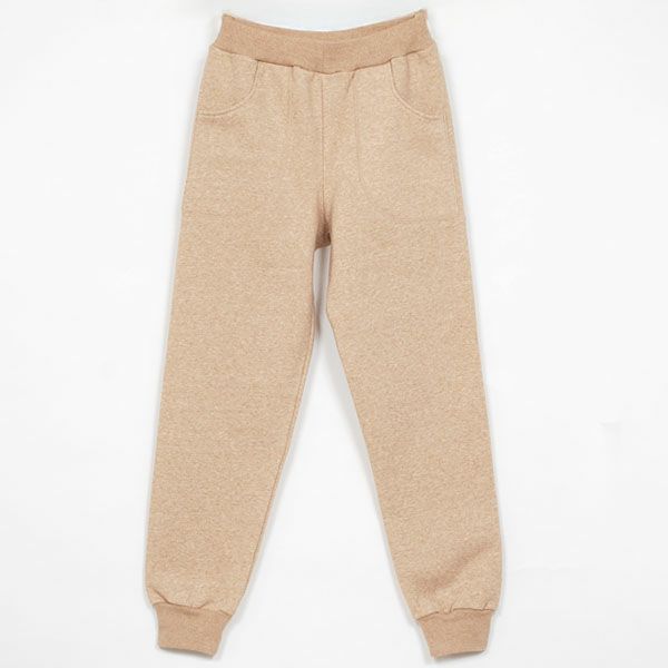オーガニックコットン キッズ 裏起毛あったかパンツ
