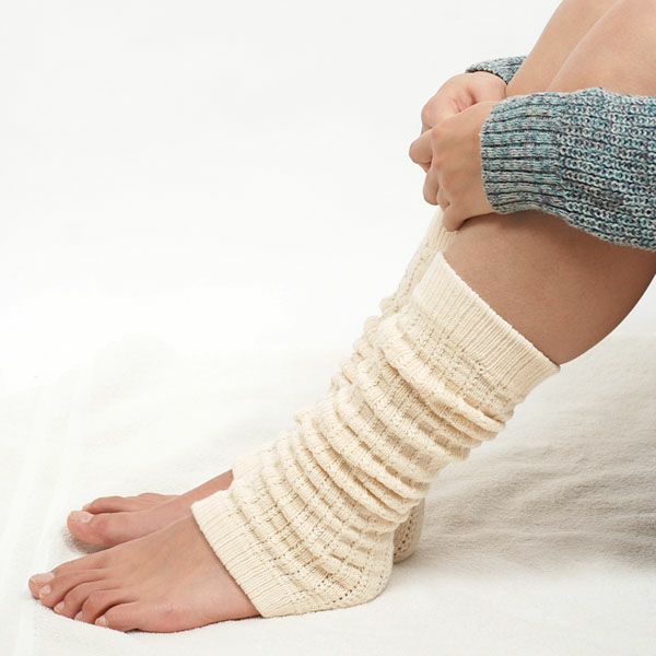 オーガニックコットン レッグウォーマー