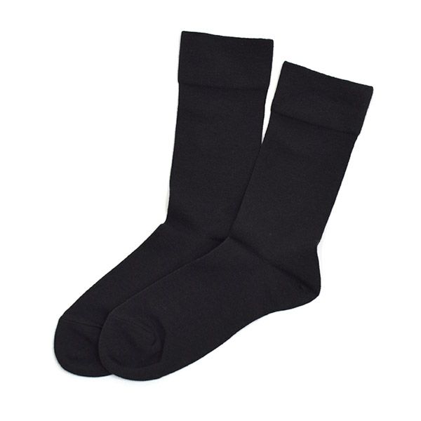 オーガニックコットン ゴムなしソックス 無地