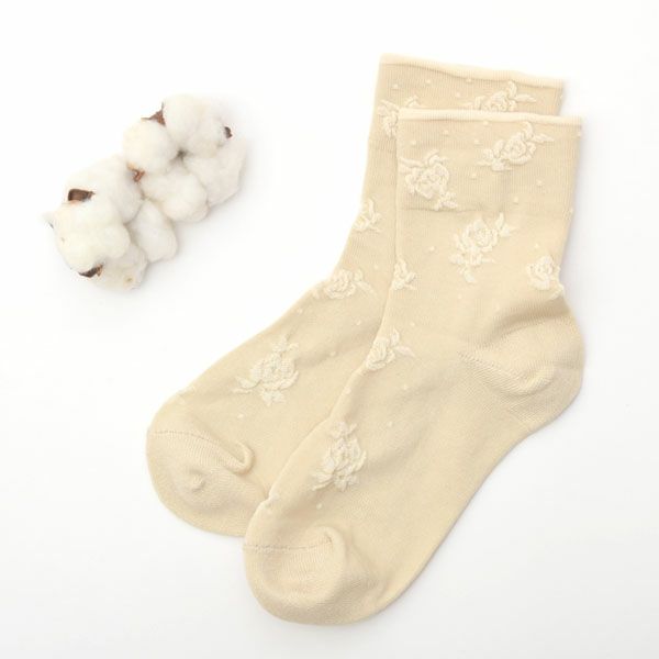 オーガニックコットン ゴムなしソックス フロートばら