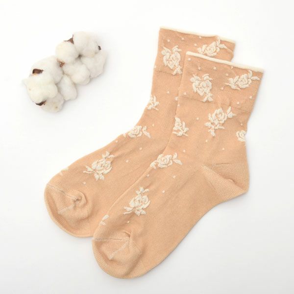 オーガニックコットン ゴムなしソックス フロートばら