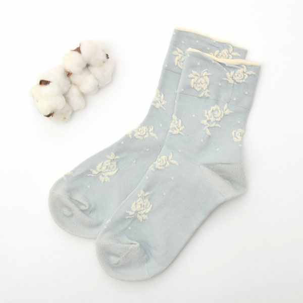 オーガニックコットン ゴムなしソックス フロートばら