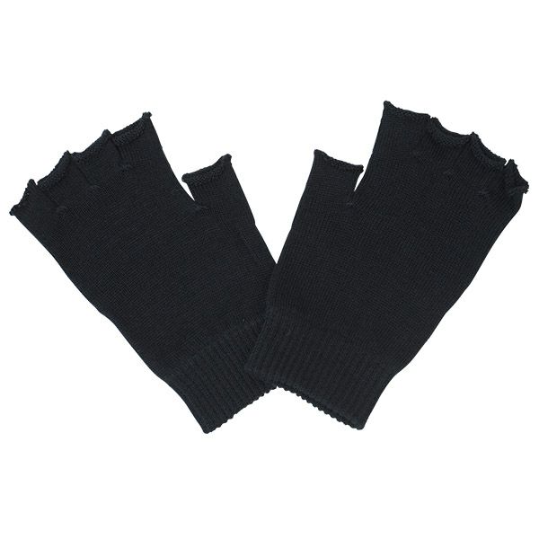 オーガニックコットン UVカット指なし短手袋