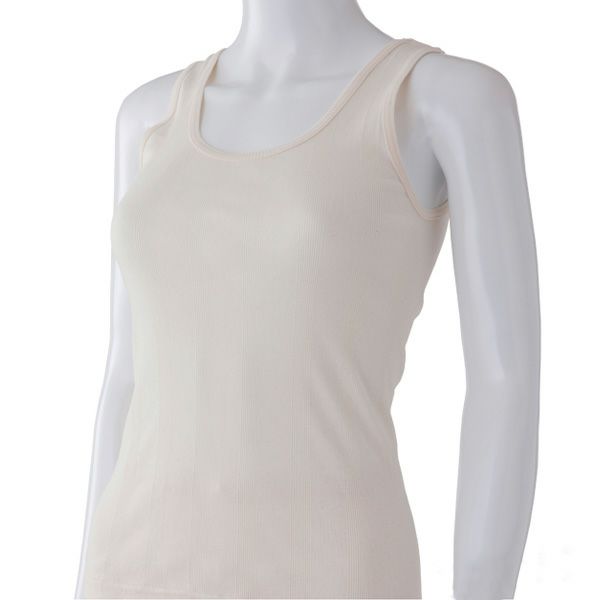 オーガニックコットン リブフライスタンクトップ