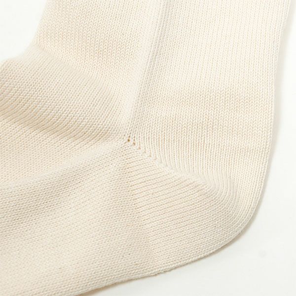 オーガニックコットン 5本指ゴムなし厚手ソックス