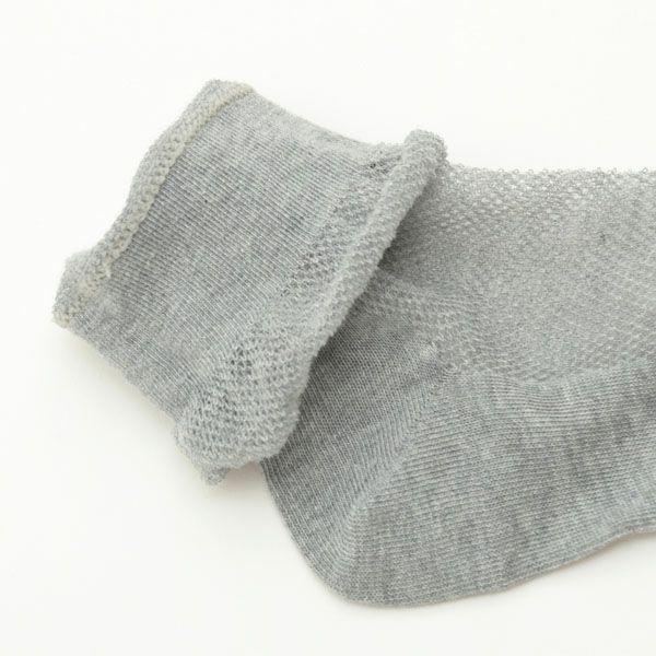 オーガニックコットン ゴムなしメッシュソックス
