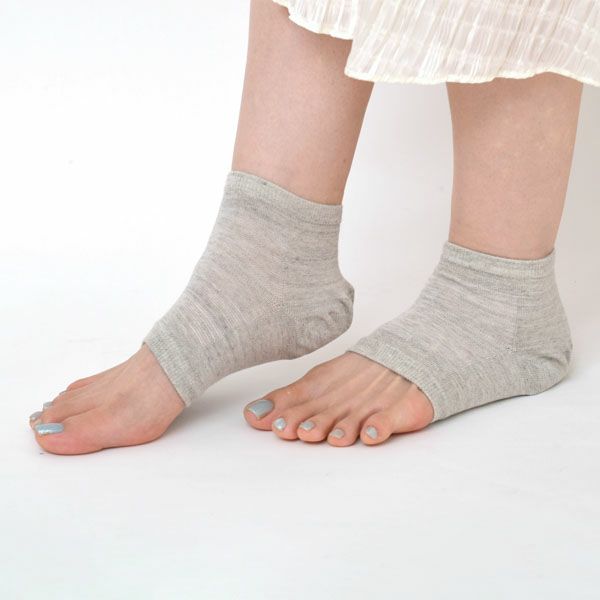 オーガニックコットン かかとケアソックス