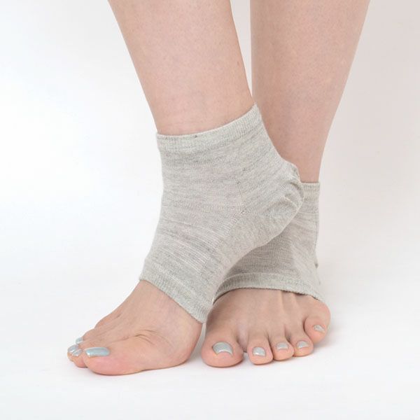 オーガニックコットン かかとケアソックス