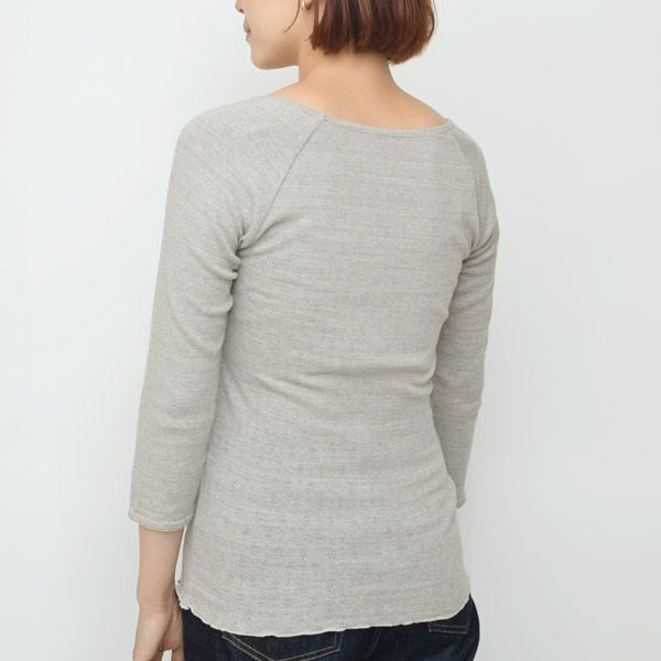 オーガニックコットン やわらかインナー（7分袖）