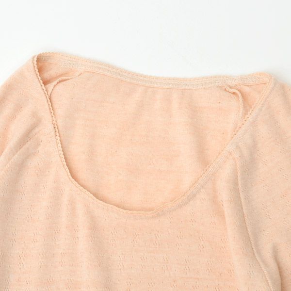 オーガニックコットン やわらかインナー（7分袖）