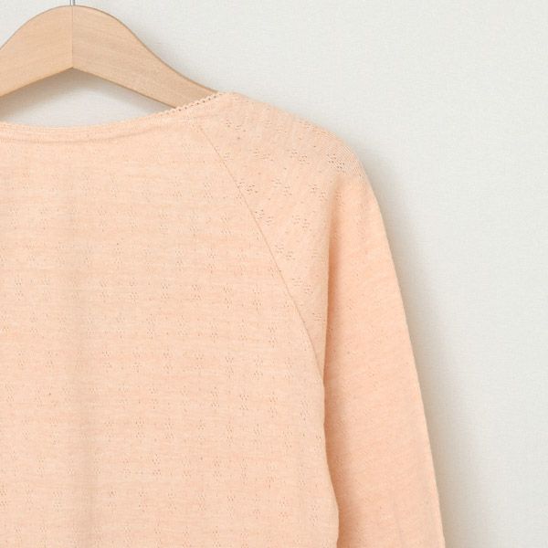 オーガニックコットン やわらかインナー（7分袖）