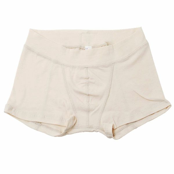 オーガニックコットン メンズゴムなしボクサーブリーフ