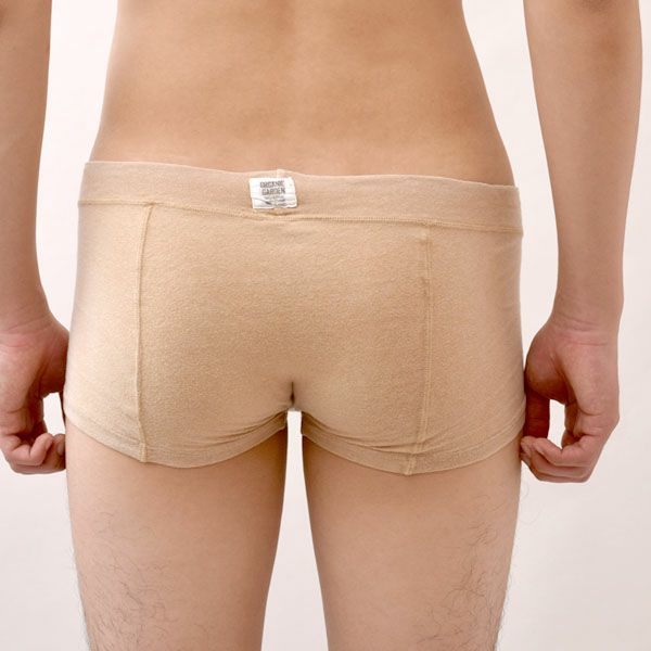 オーガニックコットン メンズゴムなしボクサーブリーフ