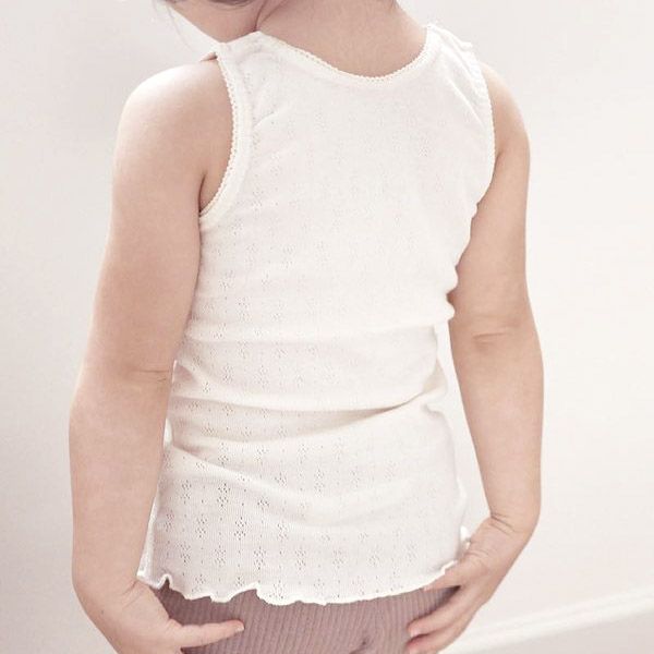 オーガニックコットン ガールズタンクトップ