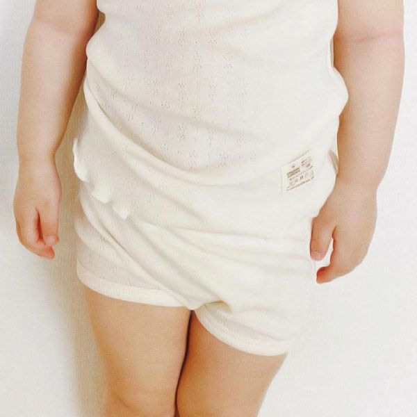 オーガニックコットン ガールズショーツ