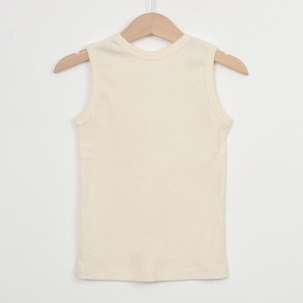 オーガニックコットン キッズやわらかフライスタンクトップ