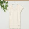オーガニックコットン フレンチスリーブTシャツ（パターンメッシュ）