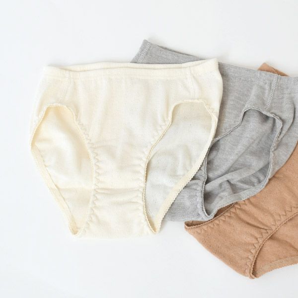 オーガニックコットン レギュラーショーツ（パターンメッシュ）