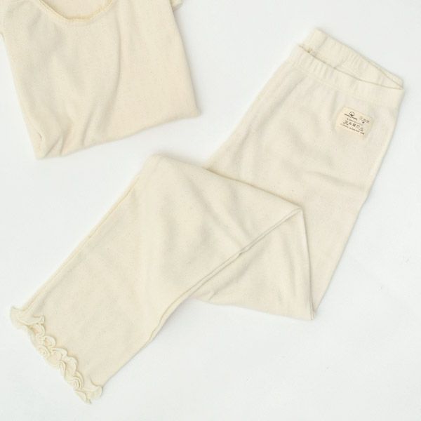 オーガニックコットン やわらかロングスパッツ