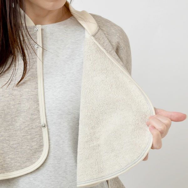 オーガニックコットン ヤクウール肩ウォーマー