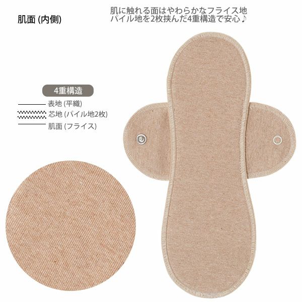 オーガニックコットン 布ナプキン Luna Angel