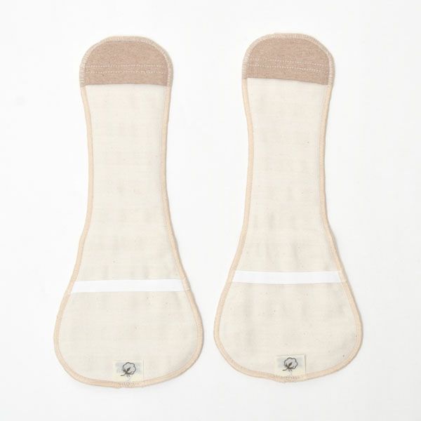 オーガニックコットン 布ナプキン Luna Angel ロングライナー（2枚組）