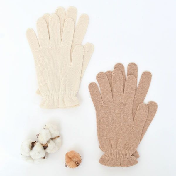 オーガニックコットン ケア手袋