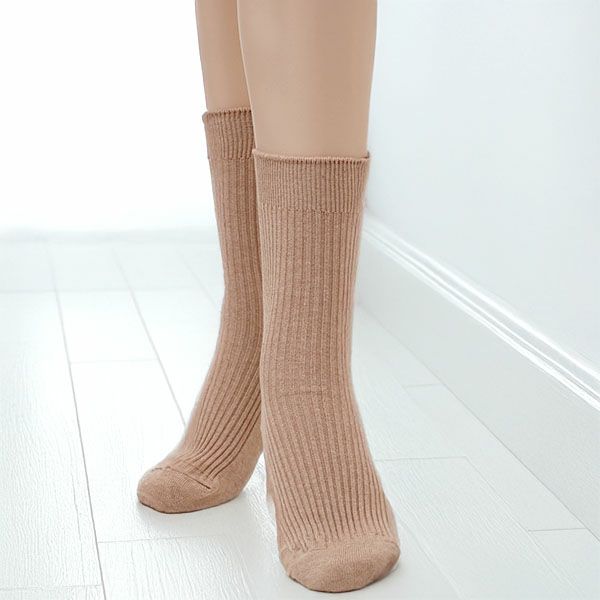 オーガニックコットン 綿100% リブソックス