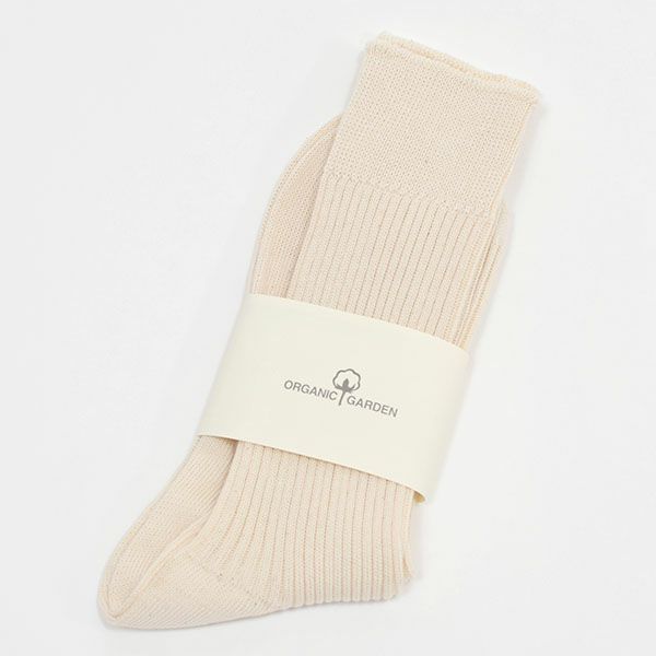 オーガニックコットン 綿100% リブソックス