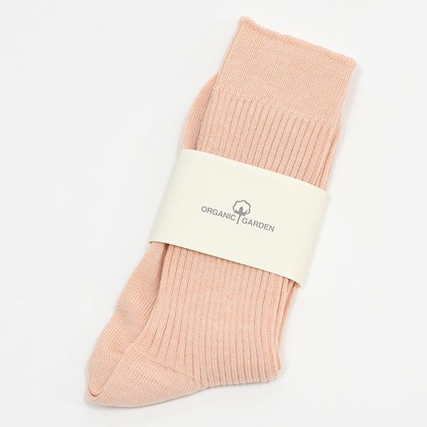 オーガニックコットン 綿100% リブソックス