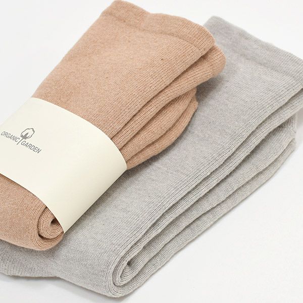 オーガニックコットン ゴムなしパイルソックス