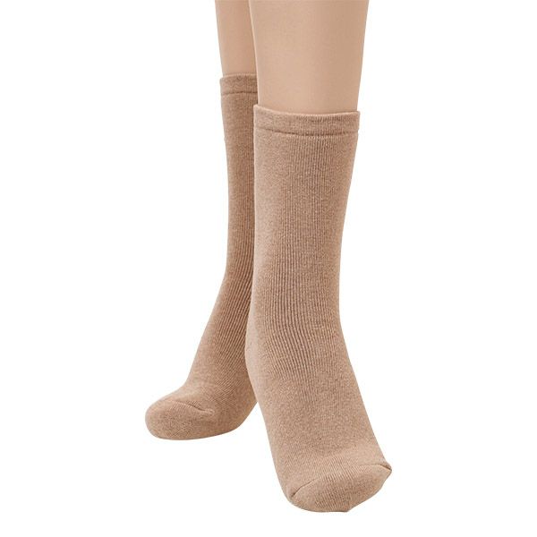 オーガニックコットン ゴムなしパイルソックス