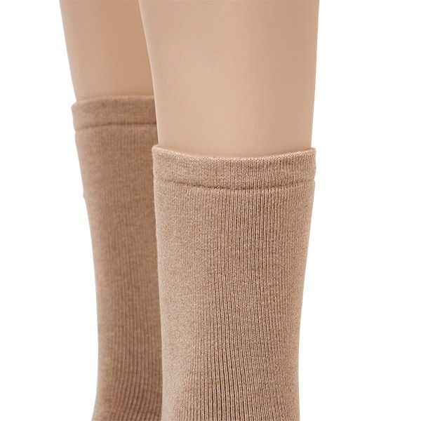 オーガニックコットン ゴムなしパイルソックス