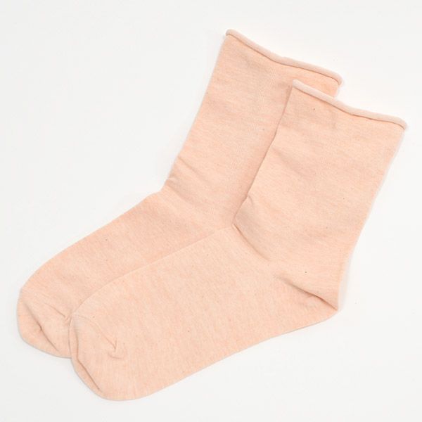 オーガニックコットン ゴムなしプレーンソックス