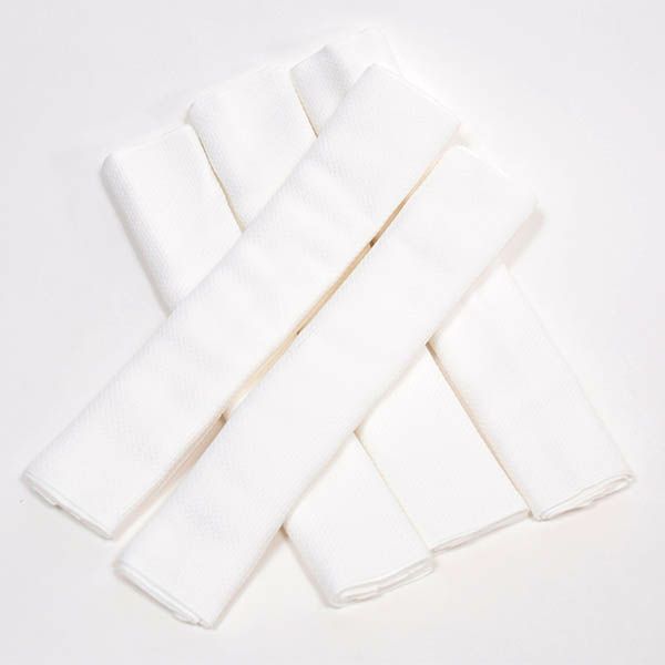 オーガニックコットン ドビー織り布おむつ5枚セット ホワイト