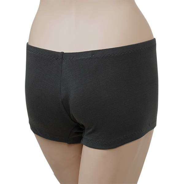 オーガニックコットン 五倍子ショーツ ナチュラルブラック M-L