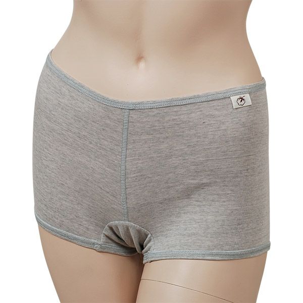 オーガニックコットン べんがら染め1分丈ショーツ