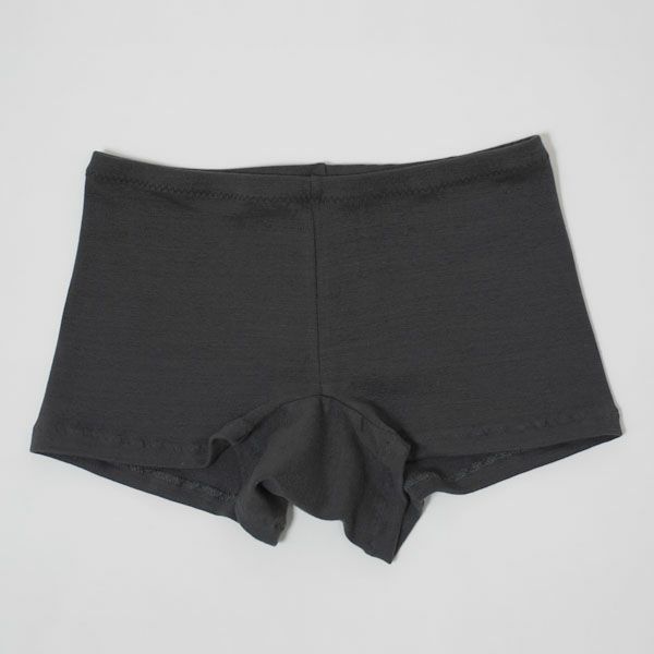 オーガニックコットン 五倍子 サニタリーショーツ ナチュラルブラック M-L