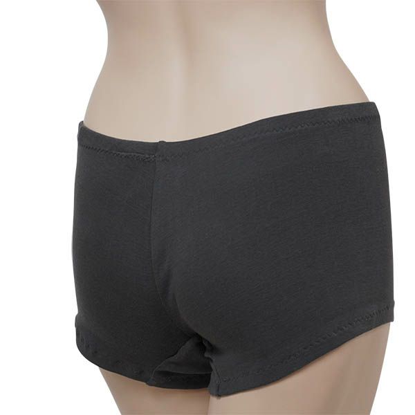 オーガニックコットン 五倍子 サニタリーショーツ ナチュラルブラック M-L