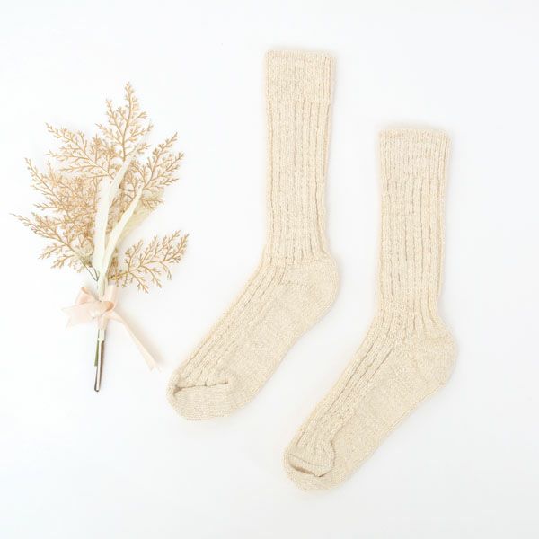 オーガニックコットン ガラボウソックスレギュラー丈