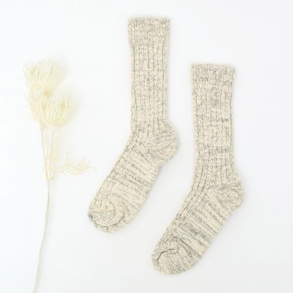 オーガニックコットン ガラボウソックスレギュラー丈