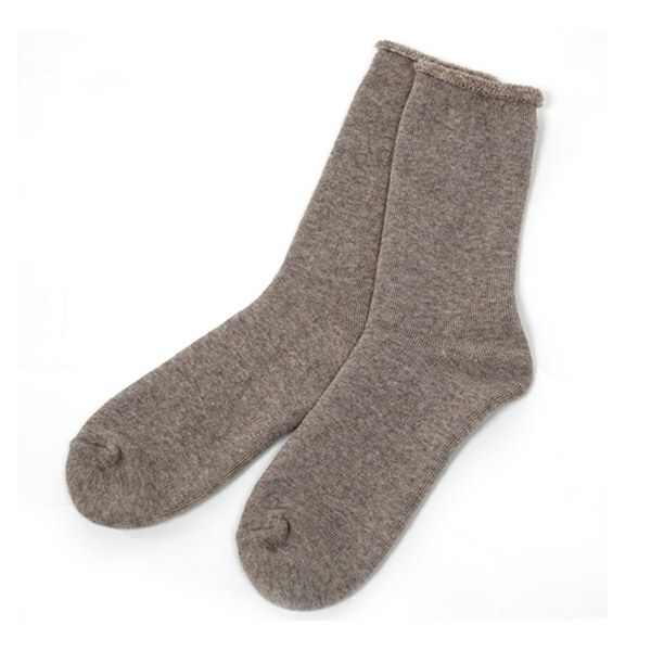 オーガニックコットン ヤク＆スーピマパイルソックス