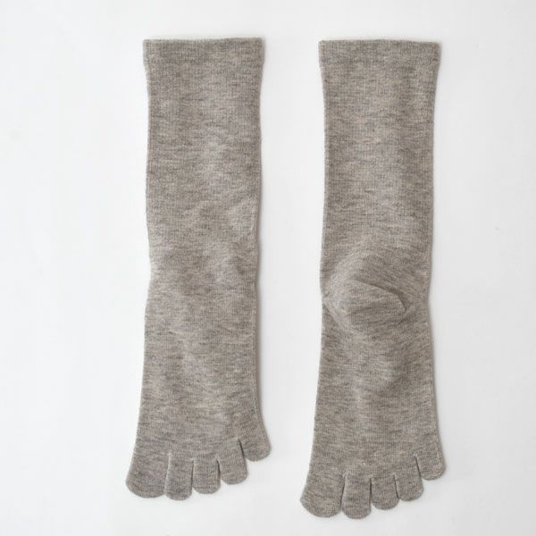 オーガニックコットン ヤク＆スーピマ5本指ソックス