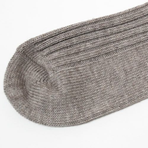 オーガニックコットン ヤク＆スーピマリブハイソックス