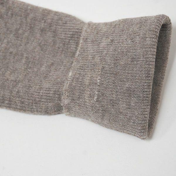 オーガニックコットン ヤク＆スーピマリブスパッツ モクグレー M-L