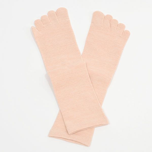 オーガニックコットン 5本指ソックス  レギュラー丈