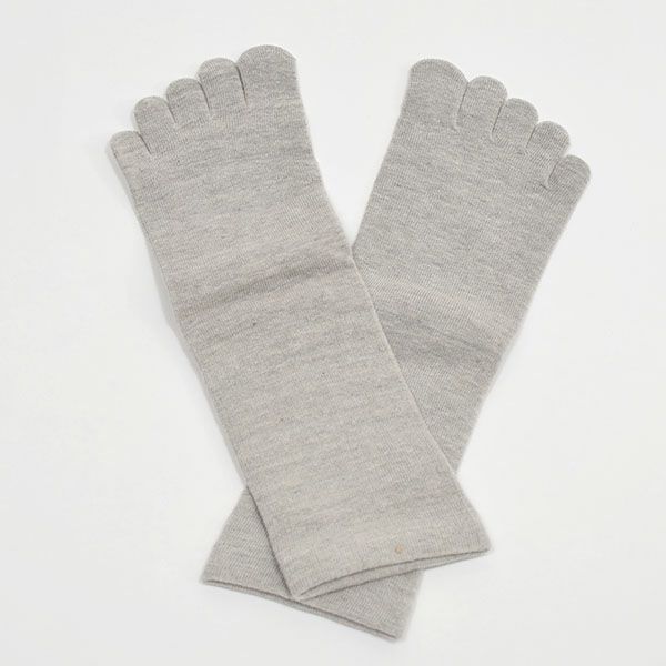 オーガニックコットン 5本指ソックス  レギュラー丈